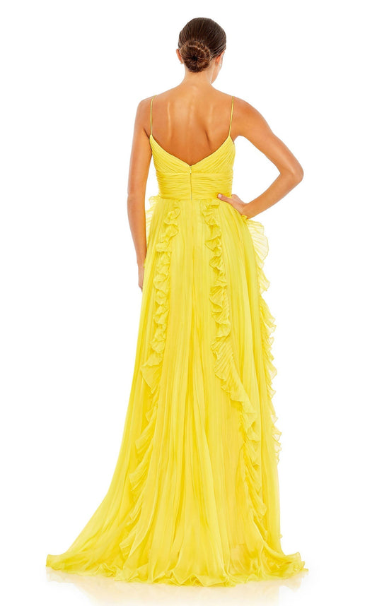Chiffon Ruffled Maxi Dress