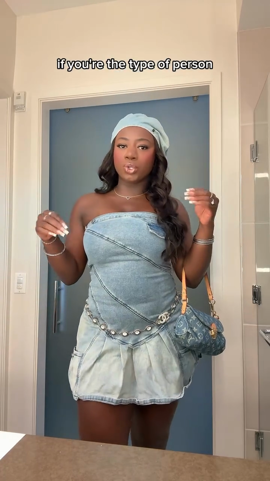 Denim Tube Dress