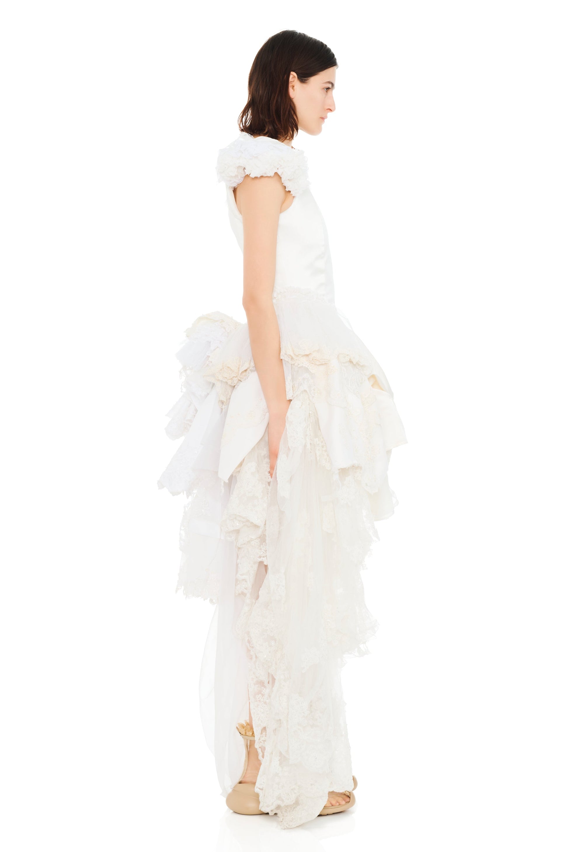 Collina Strada AVA BONED CORSET UPCYCLE WEDDING DRESS GOWN