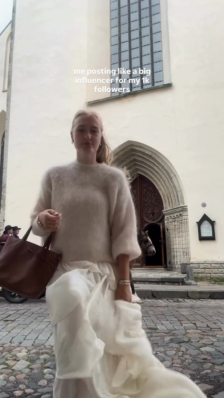 Cream - Colored Mohair Sweater