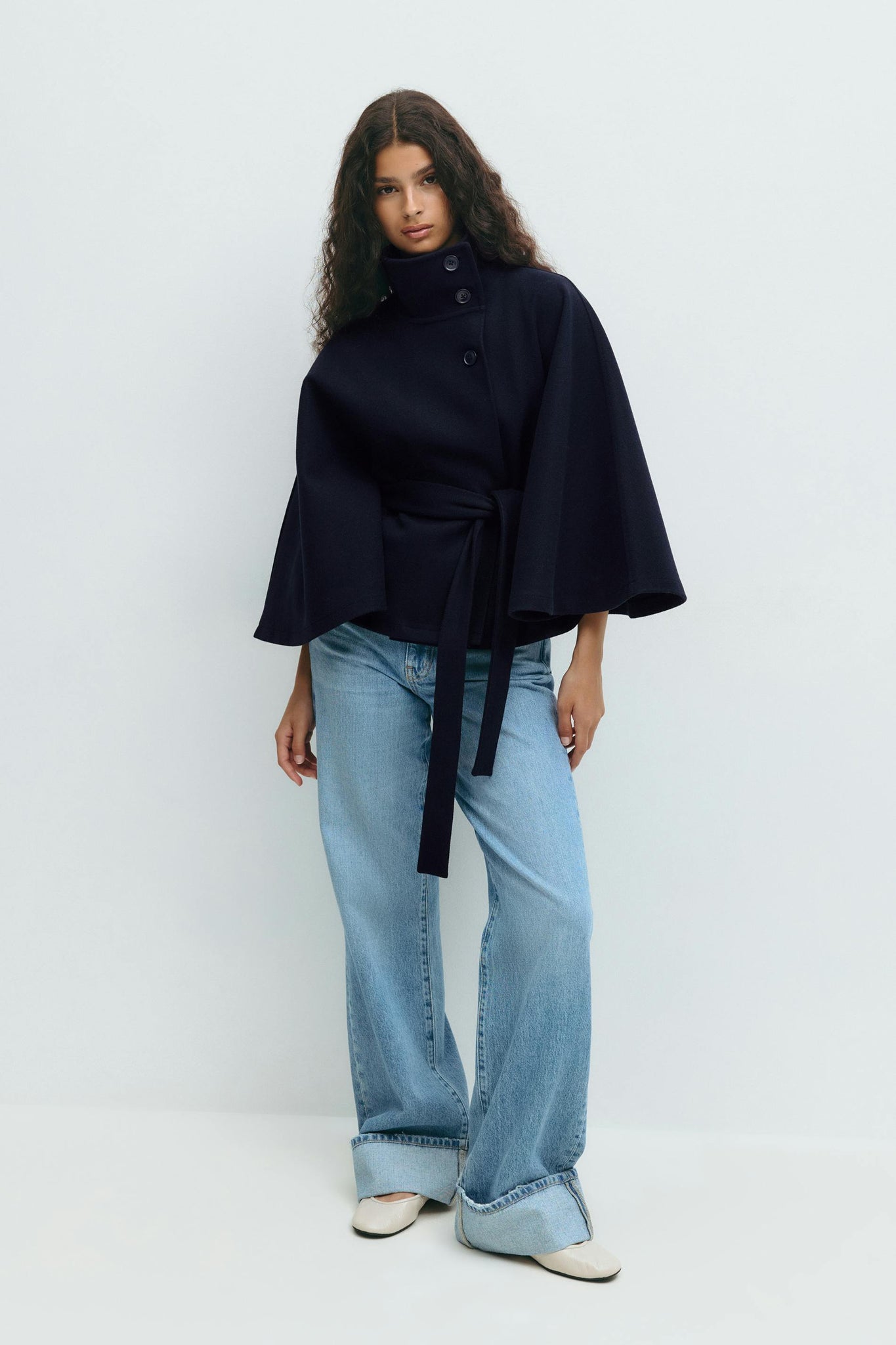 Belted Cape - Style Coat