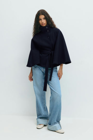 Belted Cape - Style Coat