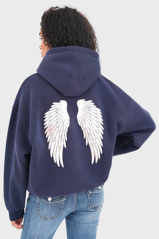 Fashionable wing pattern sweatshirt
