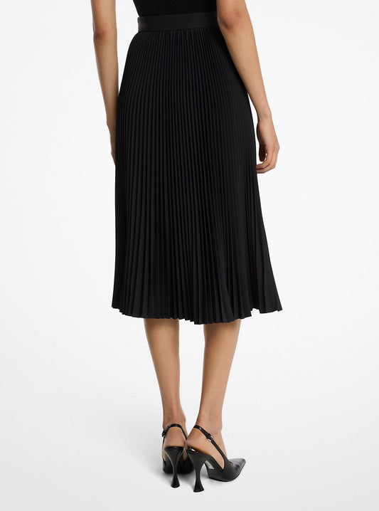 Stylish Pleated Midi Dress