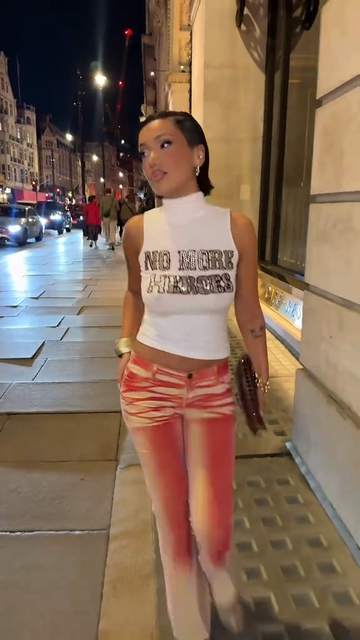 Ombre Flared Jeans