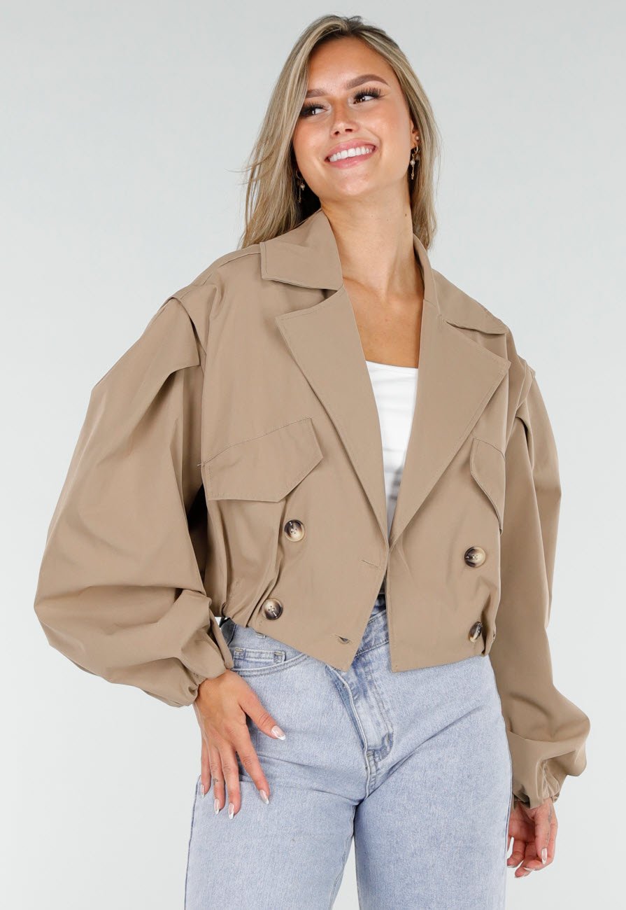 Cropped Utility Jacket
