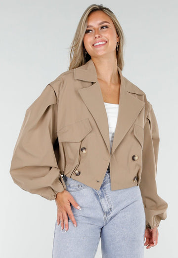 Cropped Utility Jacket