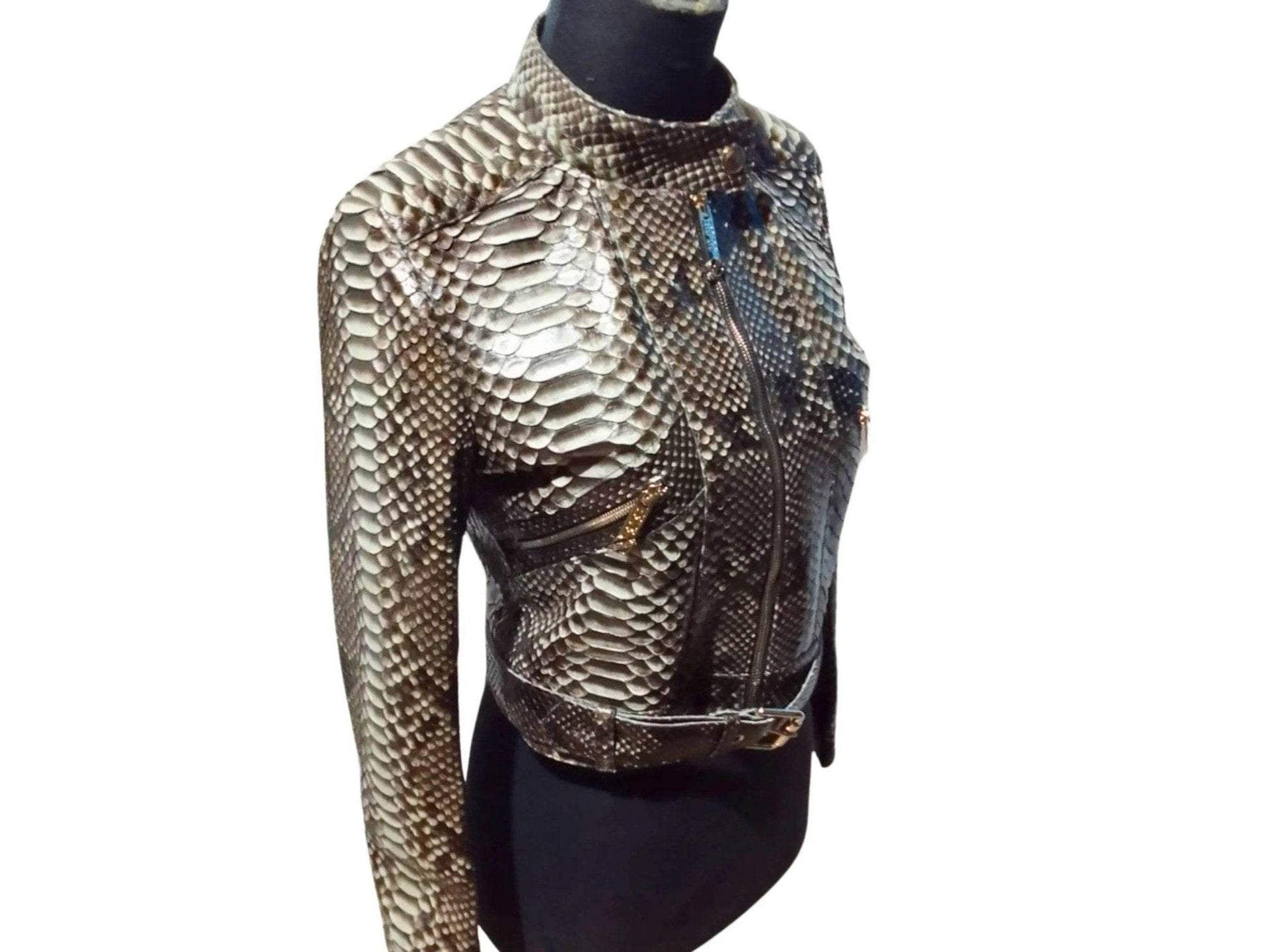 Slim fit Motorcycle Leather Jacket for Women - LFM Fashion