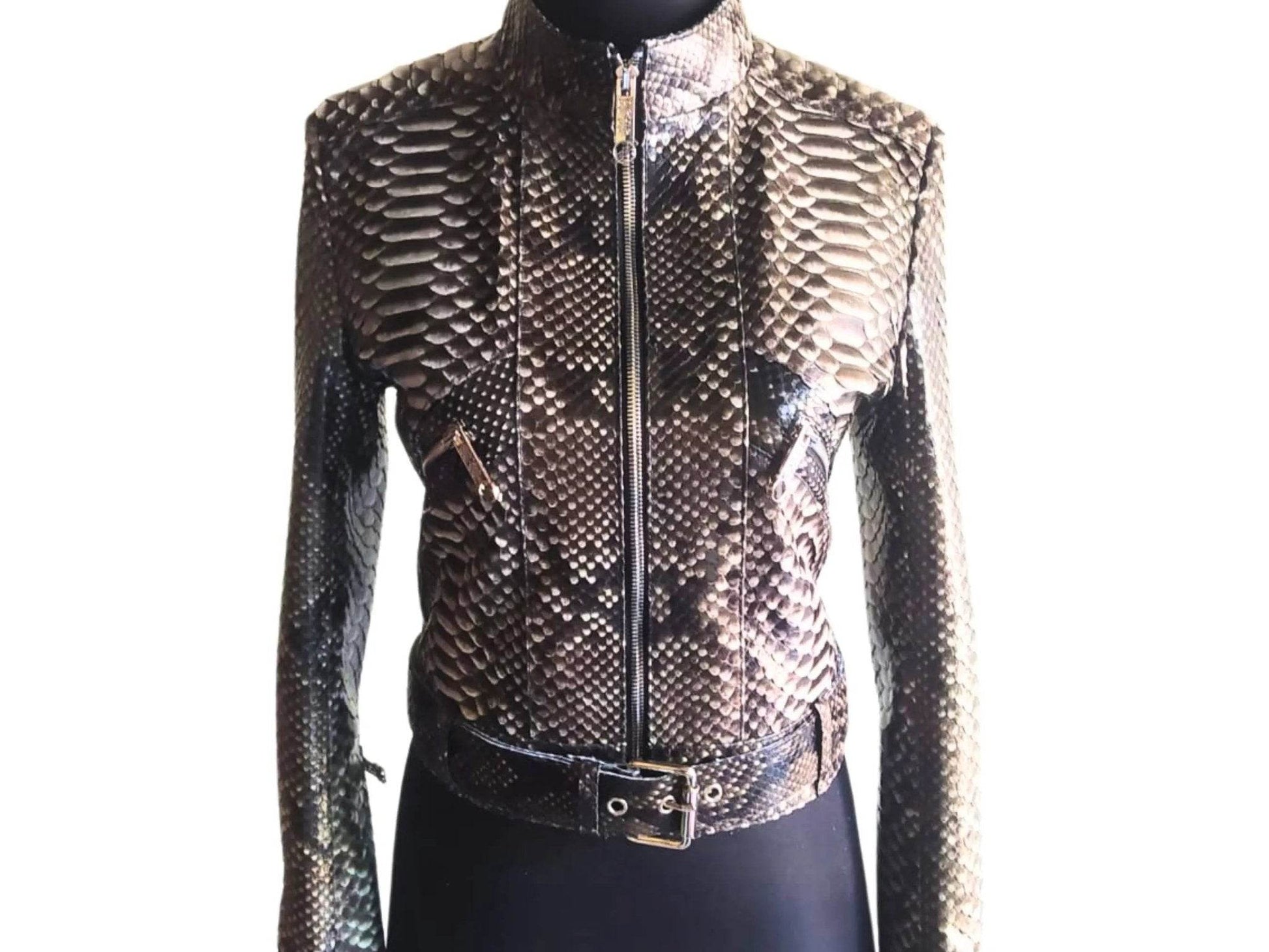 Slim fit Motorcycle Leather Jacket for Women - LFM Fashion