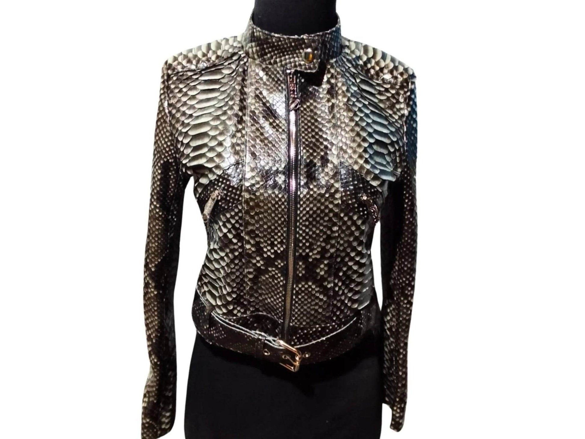 Slim fit Motorcycle Leather Jacket for Women - LFM Fashion
