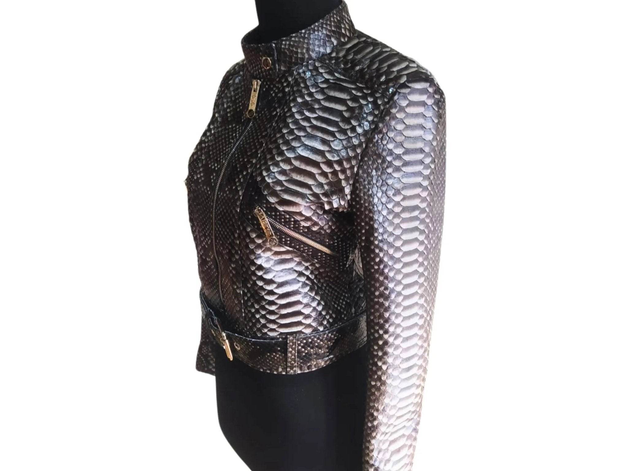 Slim fit Motorcycle Leather Jacket for Women - LFM Fashion