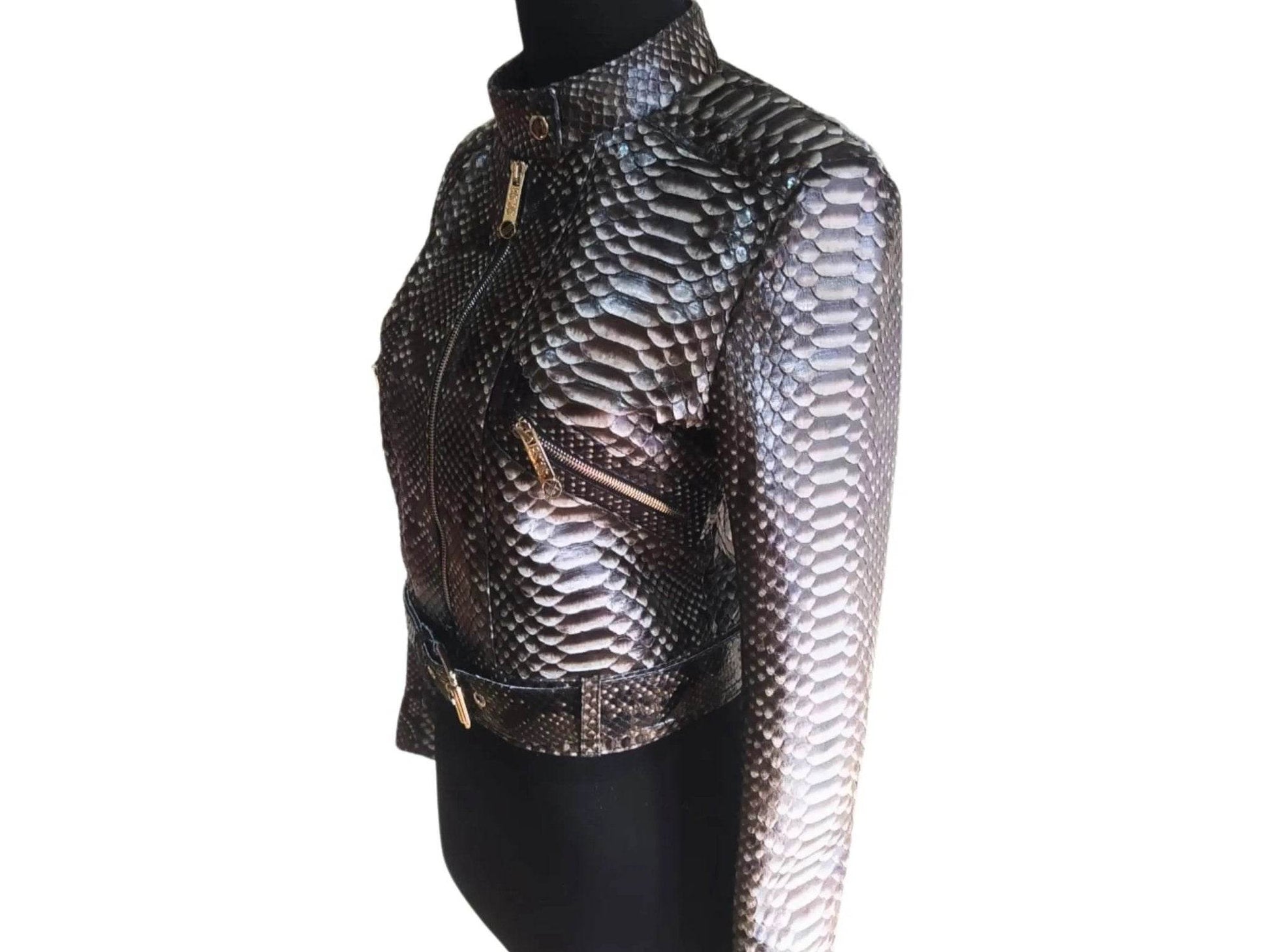 Slim fit Motorcycle Leather Jacket for Women - LFM Fashion