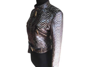 Slim fit Motorcycle Leather Jacket for Women - LFM Fashion